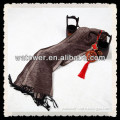 high quality brown silk scarf